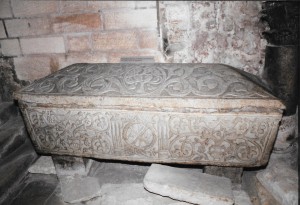 Bordeaux Eglise St-Seurin Sarcophage décoré VIe siècle